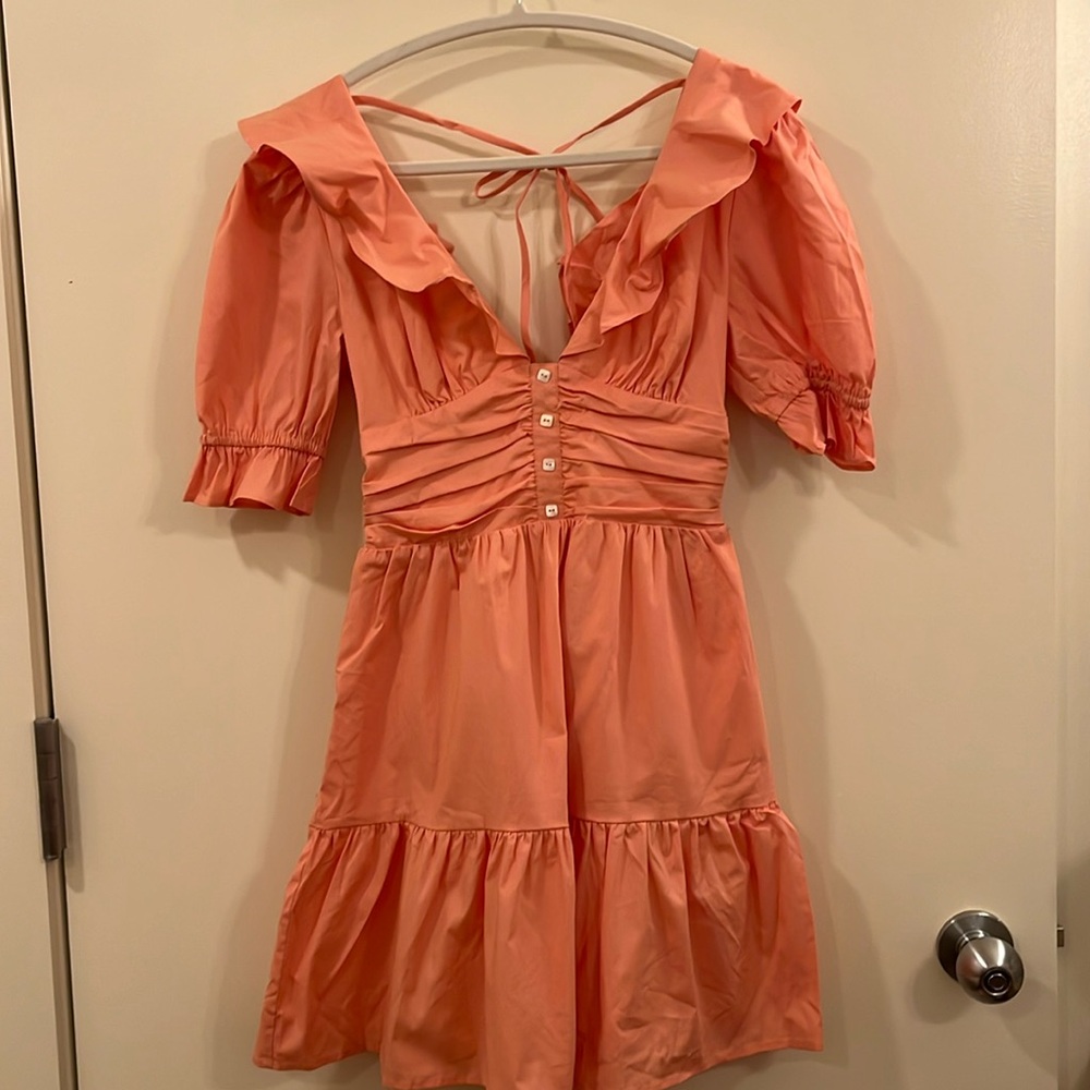 Cute orange dress